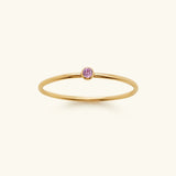 Amelia Birthstone Stacker Ring