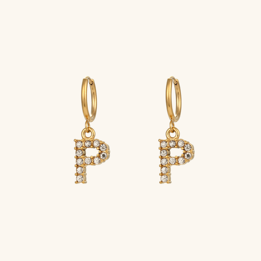 Initial Earrings Wilhemina