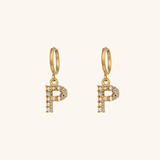 Initial Earrings Wilhemina