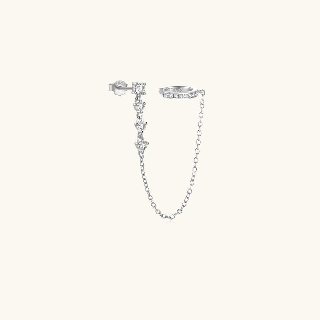 Audra Chain Design Earrings