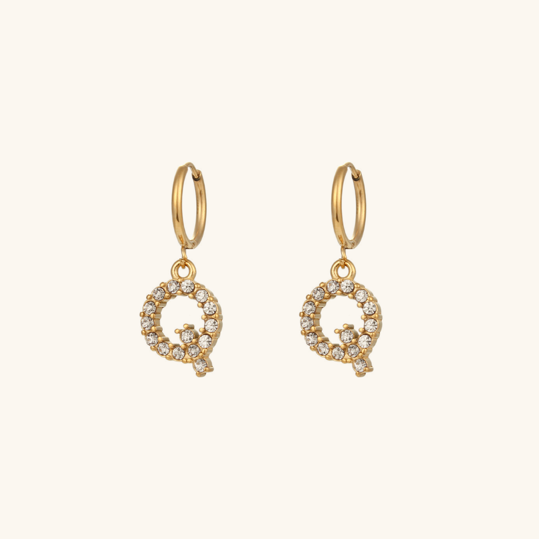 Initial Earrings Wilhemina