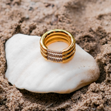 Gold Diamond Ring Serenity
