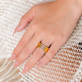 Gold Diamond Ring Serenity