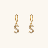 Initial Earrings Wilhemina