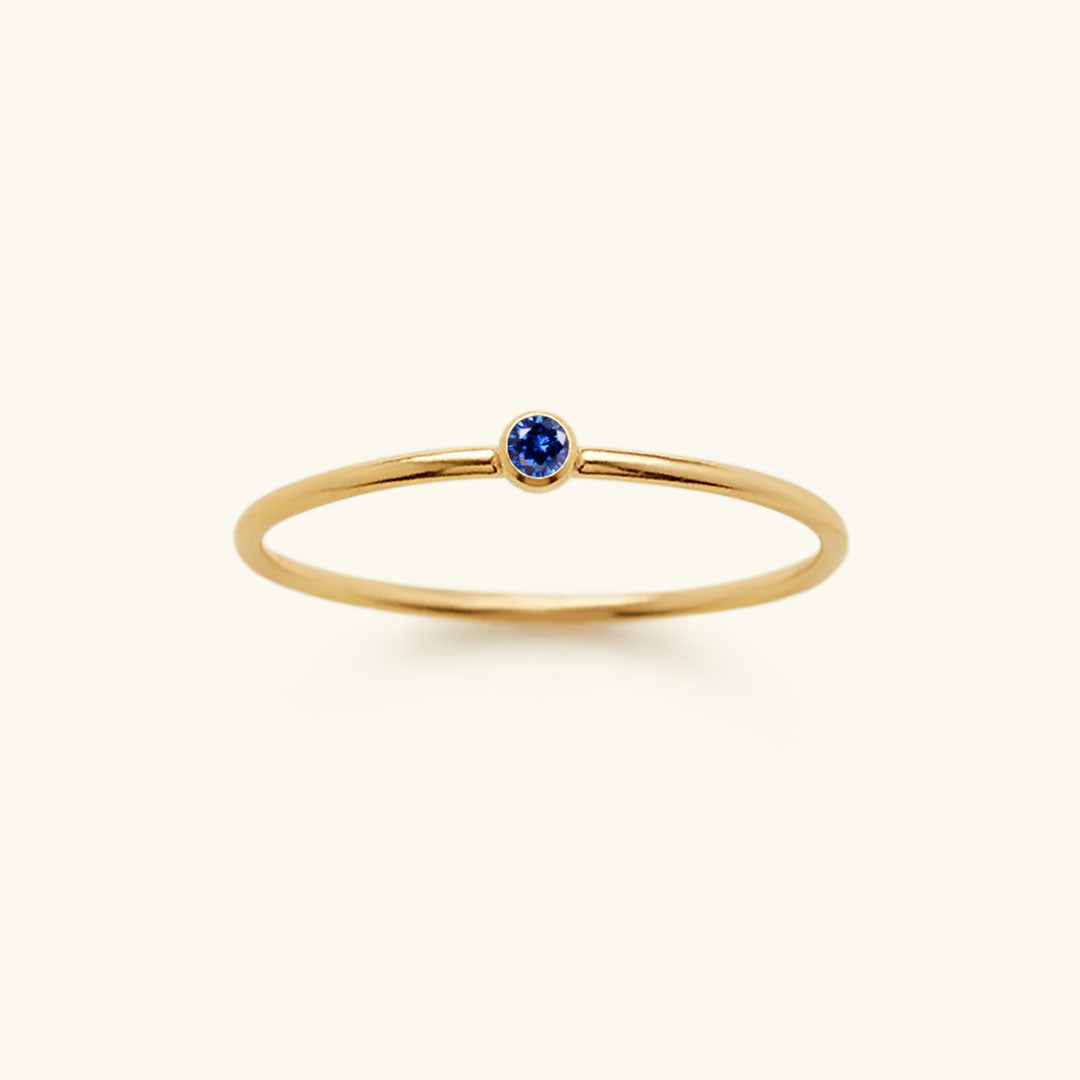 Stackable Birthstone Ring Amelia