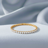 Golden Tennis Bracelet