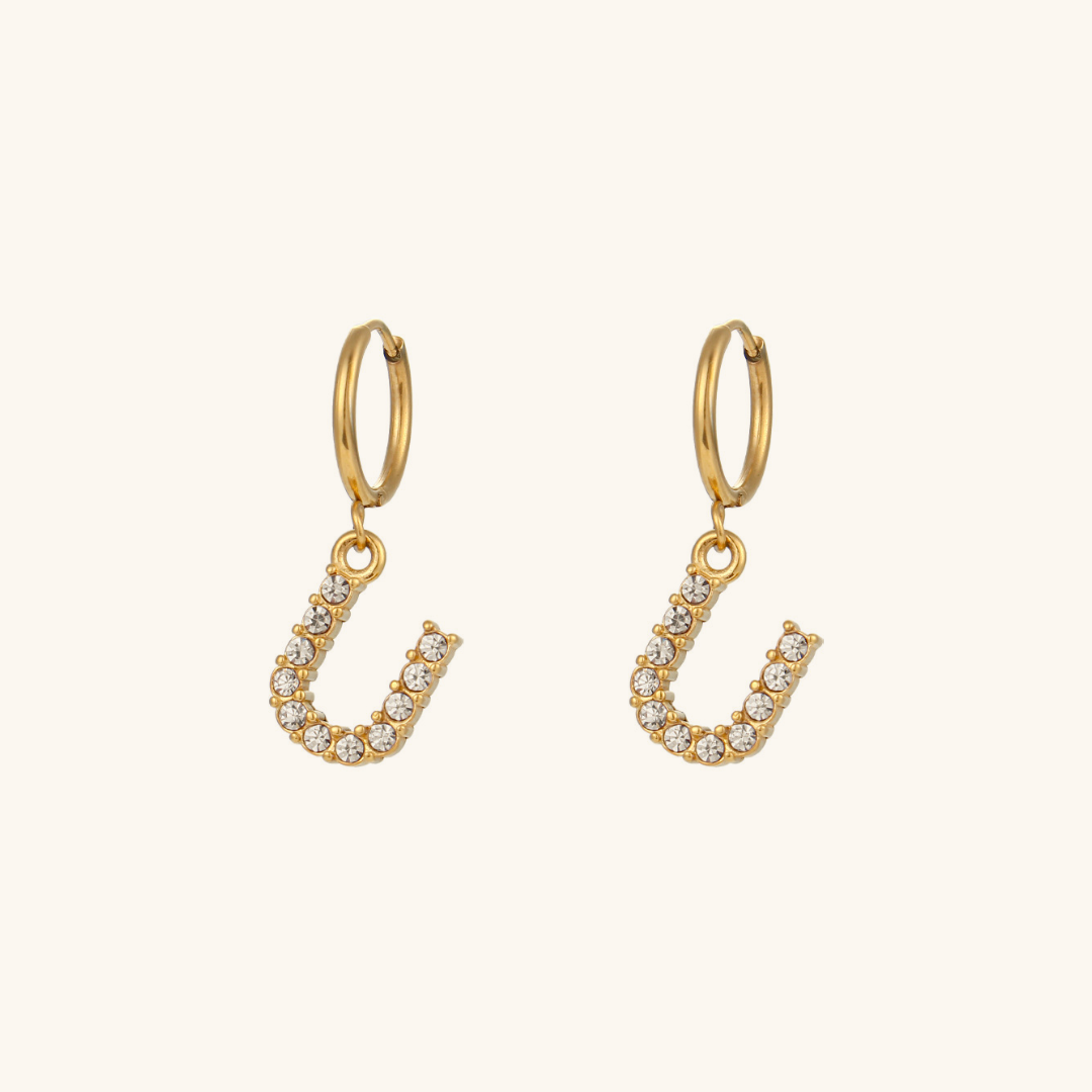 Initial Earrings Wilhemina