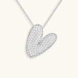 Diamond Initial Bubble Necklace