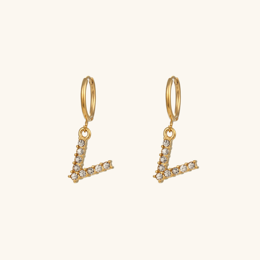 Initial Earrings Wilhemina