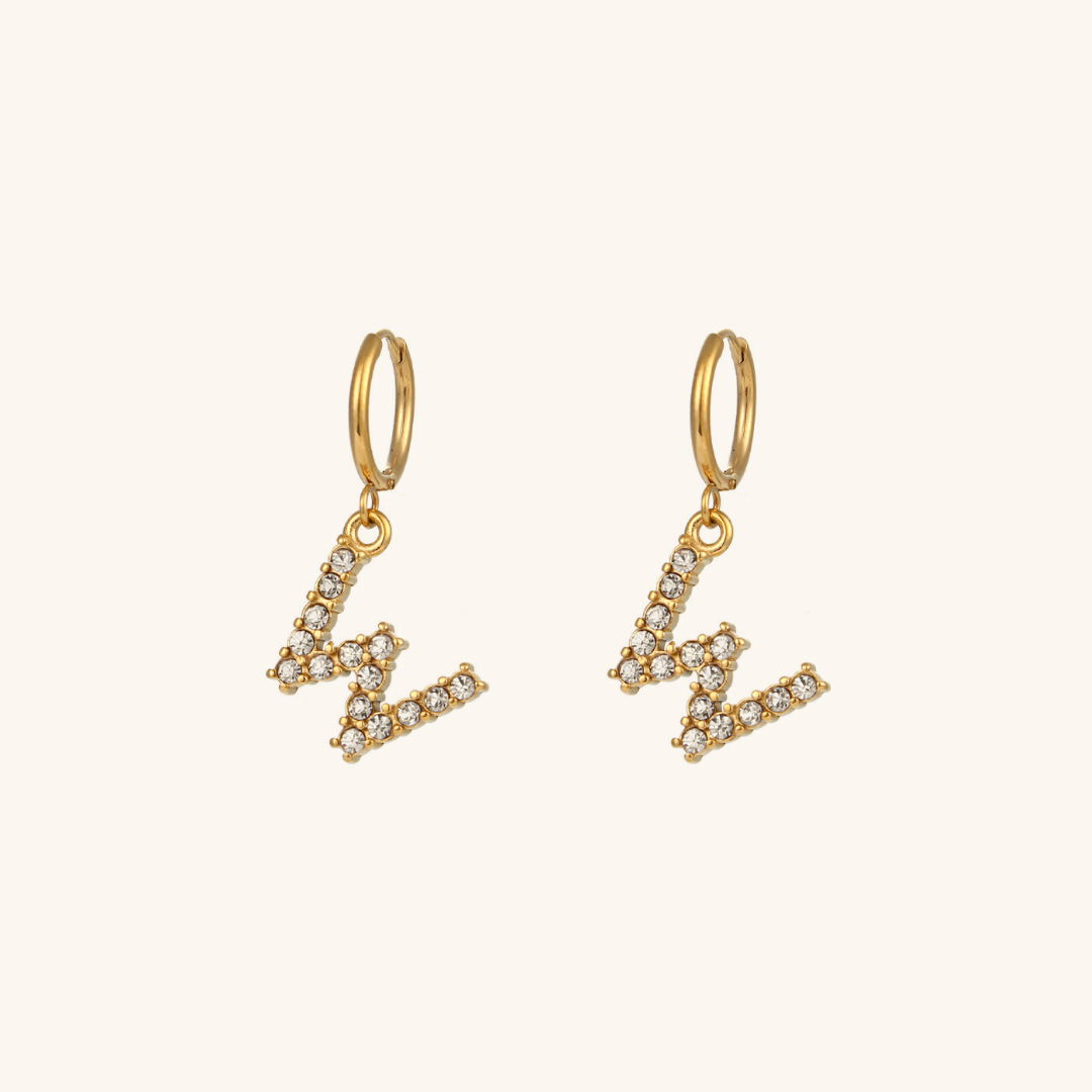 Initial Earrings Wilhemina