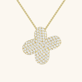 Diamond Initial Bubble Necklace