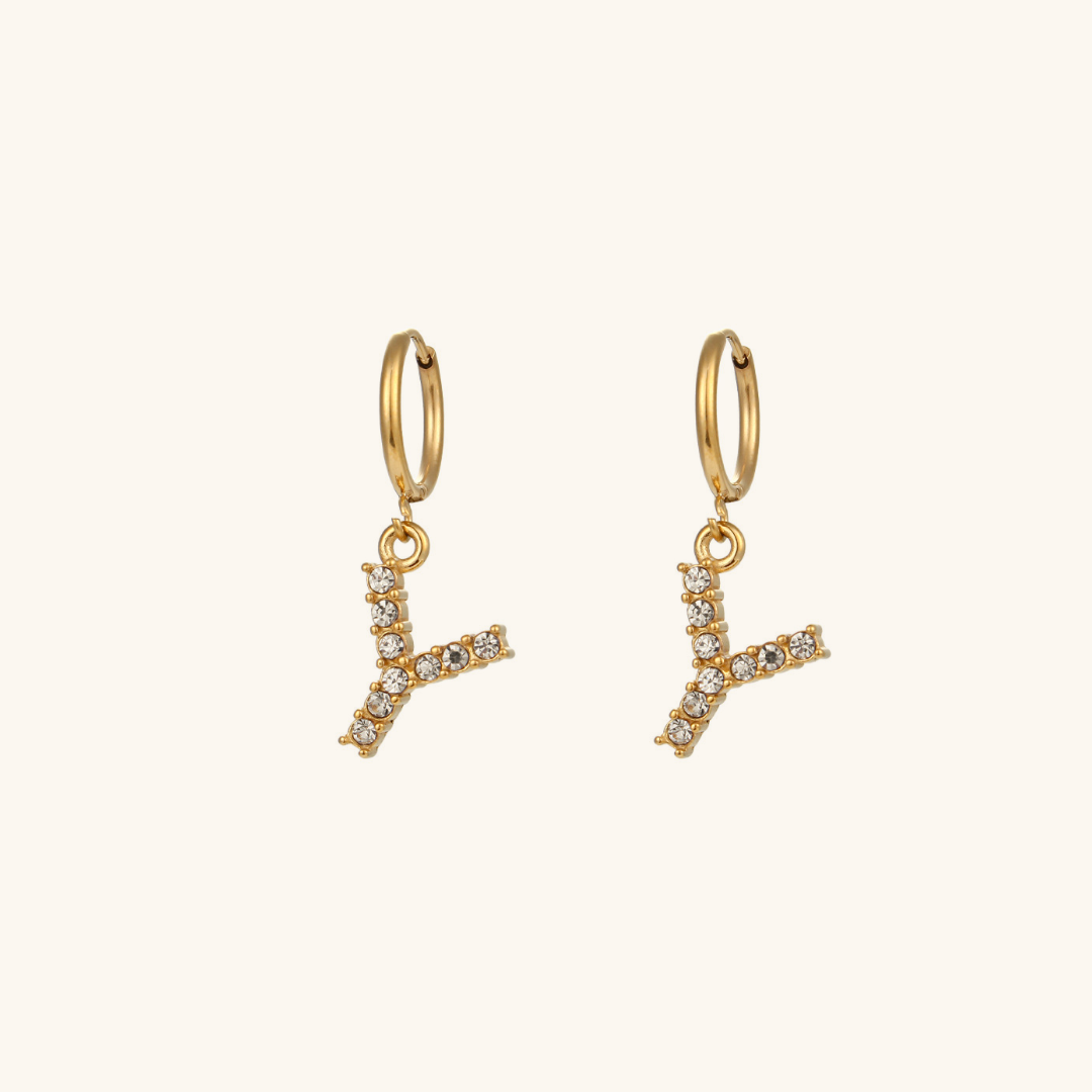 Initial Earrings Wilhemina