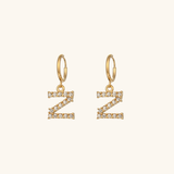 Initial Earrings Wilhemina